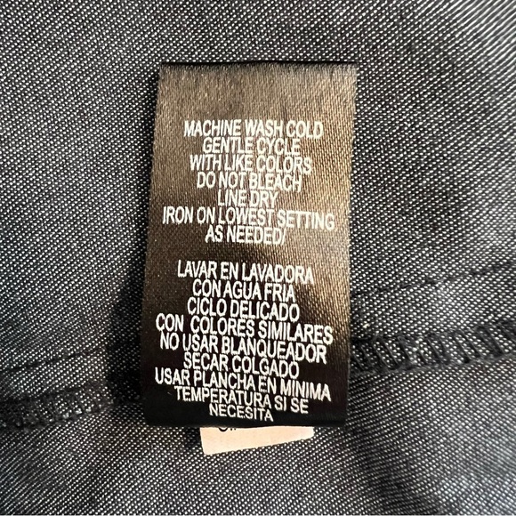 Sandra Warren Blue Denim Ruffle Dress, Women’s 16 - Picture 7 of 10